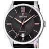 Festina Classics Leather Strap Black Dial Quartz F20426-6 Men's Watch