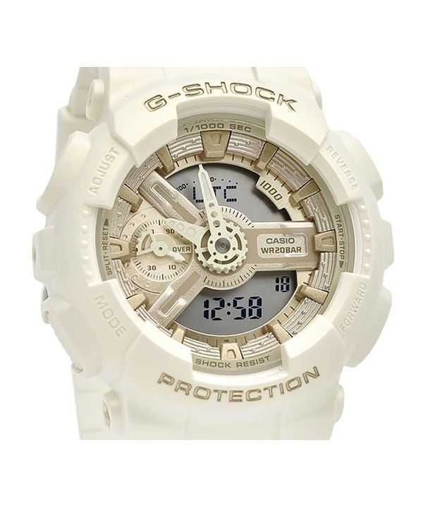 Casio G-Shock Analog Digital Bio-Based Resin Single Tone Dial Quartz GMA-S110ST-7A 200M Women's Watch