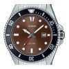 Casio Standard Analog Stainless Steel Brown Dial Quartz MDV-107D-5AV 200M Men's Watch