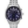 Citizen Eco-Drive Chronograph Stainless Steel Blue Dial AT2570-56L 100M Men's Watch