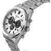 Citizen Eco-Drive Chronograph Stainless Steel White Dial CA4590-81A 100M Men's Watch