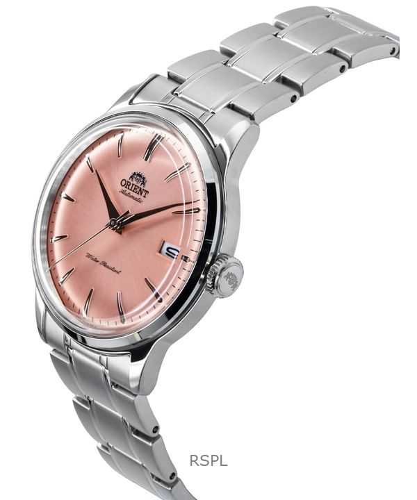 Orient Bambino Stainless Steel Copper Dial Automatic RA-AC0M11Y Men's Watch