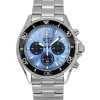 Orient Sports Chronograph Stainless Steel Sky Blue Dial Quartz Diver's RA-TX0206L 200M Men's Watch