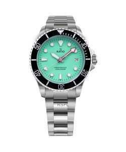 Ratio FreeDiver Sapphire Stainless Steel Green Dial Quartz RTF039 200M Men's Watch