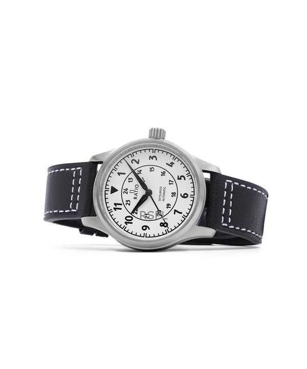 Ratio Skysurfer Pilot Full Luminous Dial Leather Automatic RTS316 200M Mens Watch