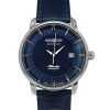 Zeppelin Atlantic Leather Strap Blue Dial Automatic 84603 Men's Watch