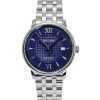Bulova Hudson Stainless Steel Blue Dial Automatic 96B447 Men's Watch