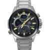 Casio Edifice Analog Digital Smartphone Link Stainless Steel Black Dial Quartz ECB-30DB-1A9 100M Men's Watch