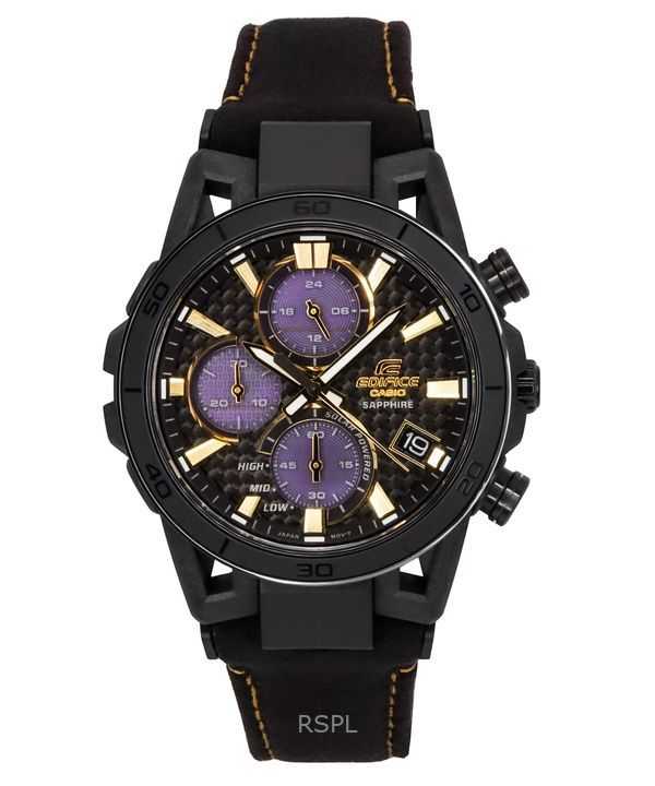 Casio Edifice Sospensione 50th Anniversary Limited Edition Analog Black Dial Solar EFS-S640ZE-1A 100M Men's Watch