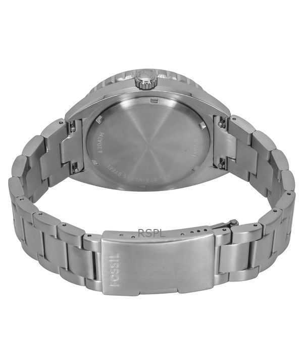 Fossil Breaker Stainless Steel Blue Dial Quartz Diver's FS6064 200M Men's Watch